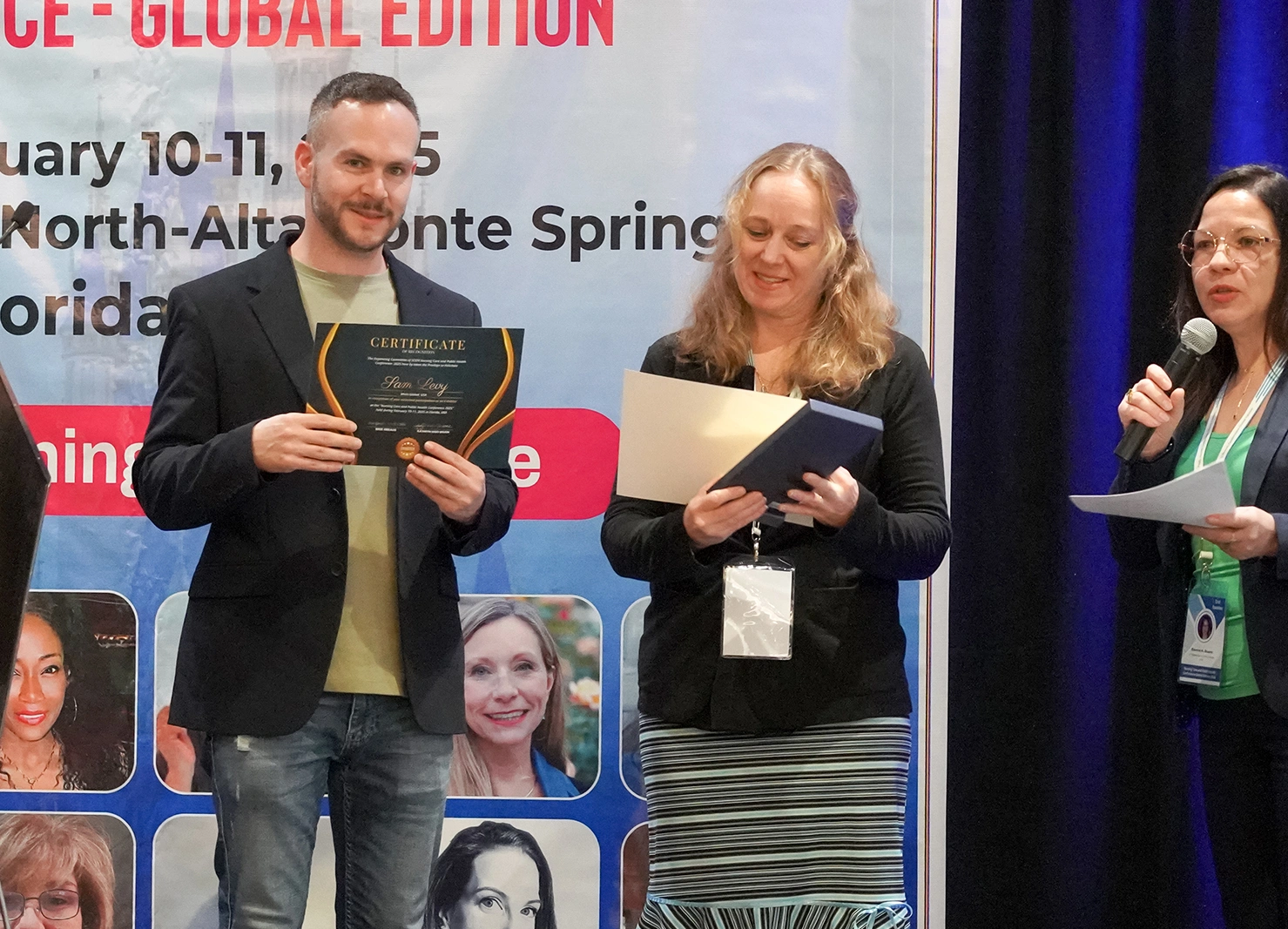 Group of diverse professionals networking