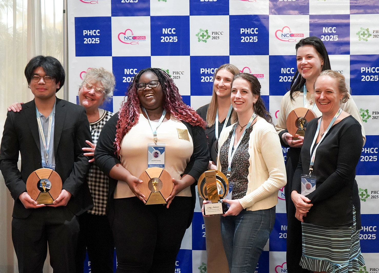 Diverse group of international attendees